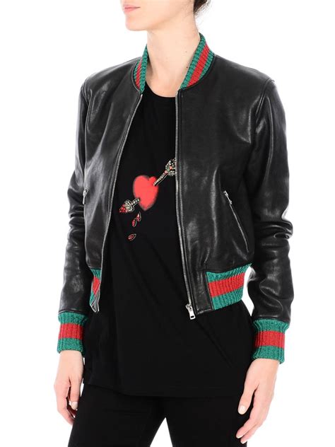 gucci l'aveugle par amour leather jacket|Gucci L Aveugle Par Amour .